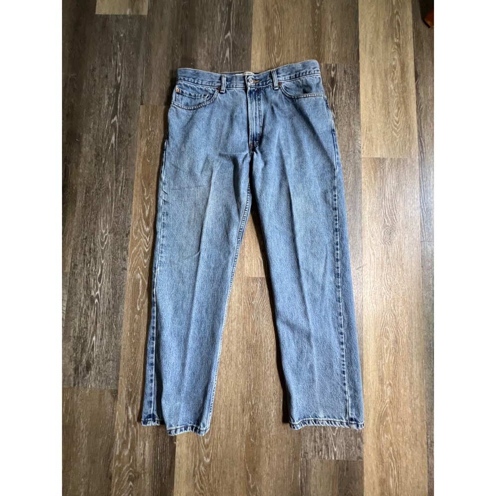 Levis 505 Regular Fit Mens 38x32 Blue‎ Excellent Straight Leg Denim Jeans